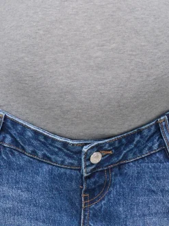 OLMGABI Medelhög midja Normal passform Denimshorts
