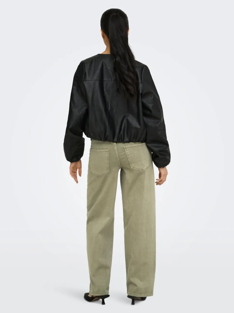 OLMGIANNA Medelhög midja Rak passform Jeans