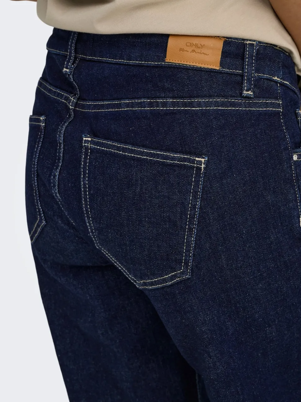 OLMJUICY Hög midja Rak passform Jeans