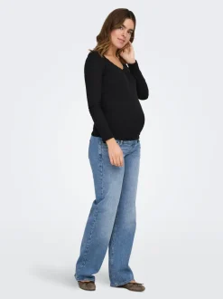 OLMJUICY Hög midja Rak passform Jeans