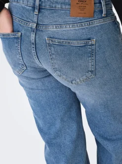 OLMJUICY Hög midja Rak passform Jeans