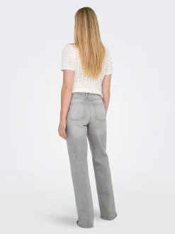 OLMJUICY Hög midja Vida ben Jeans