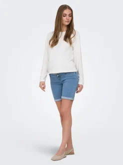OLMRAIN Bodycon Fit Denimshorts