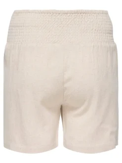 OLMSIESTA Medelhög midja Normal passform Linne Shorts