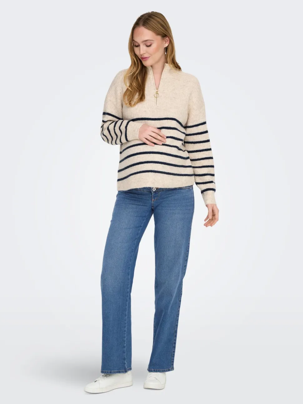 OLMSNOW Hög midja Vida ben Jeans