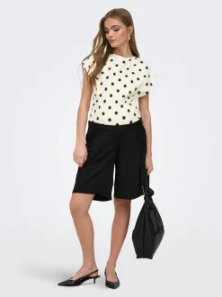 OLMVICTORIA Hög midja Normal passform Shorts
