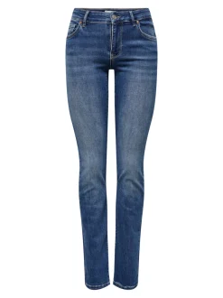 ONLALICIA Medelhög midja Rak passform Jeans