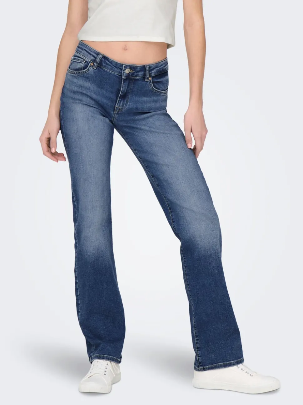 ONLALICIA Medelhög midja Rak passform Jeans