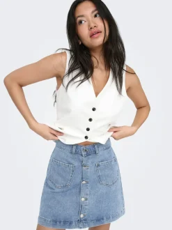 ONLAMAZING Denim Jeanskjol Kort kjol