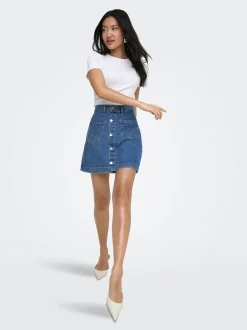 ONLAMAZING Denim Jeanskjol Kort kjol