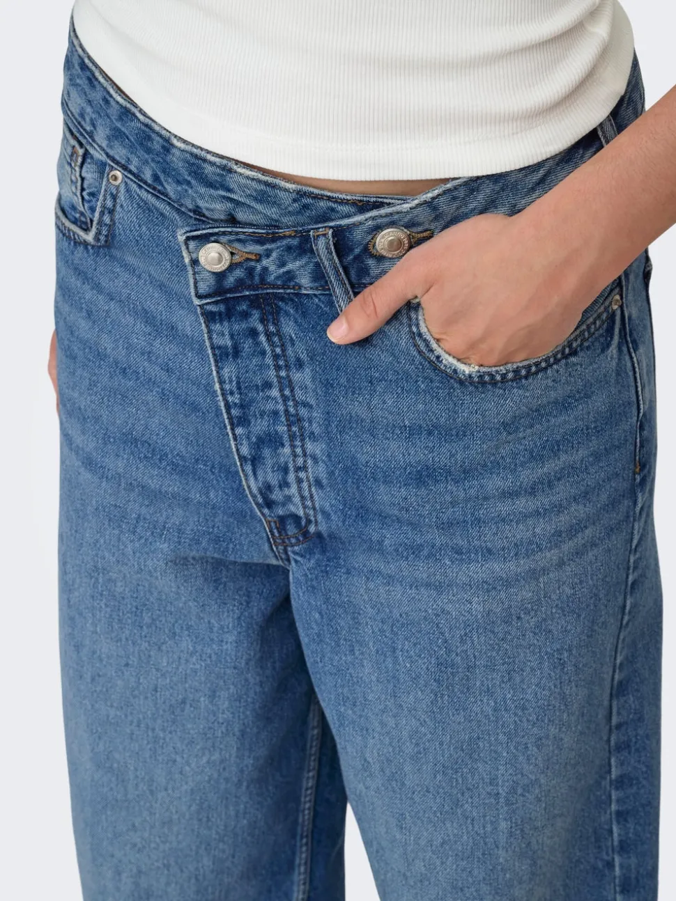 ONLAMBER Låg midja Baggy Fit Jeans