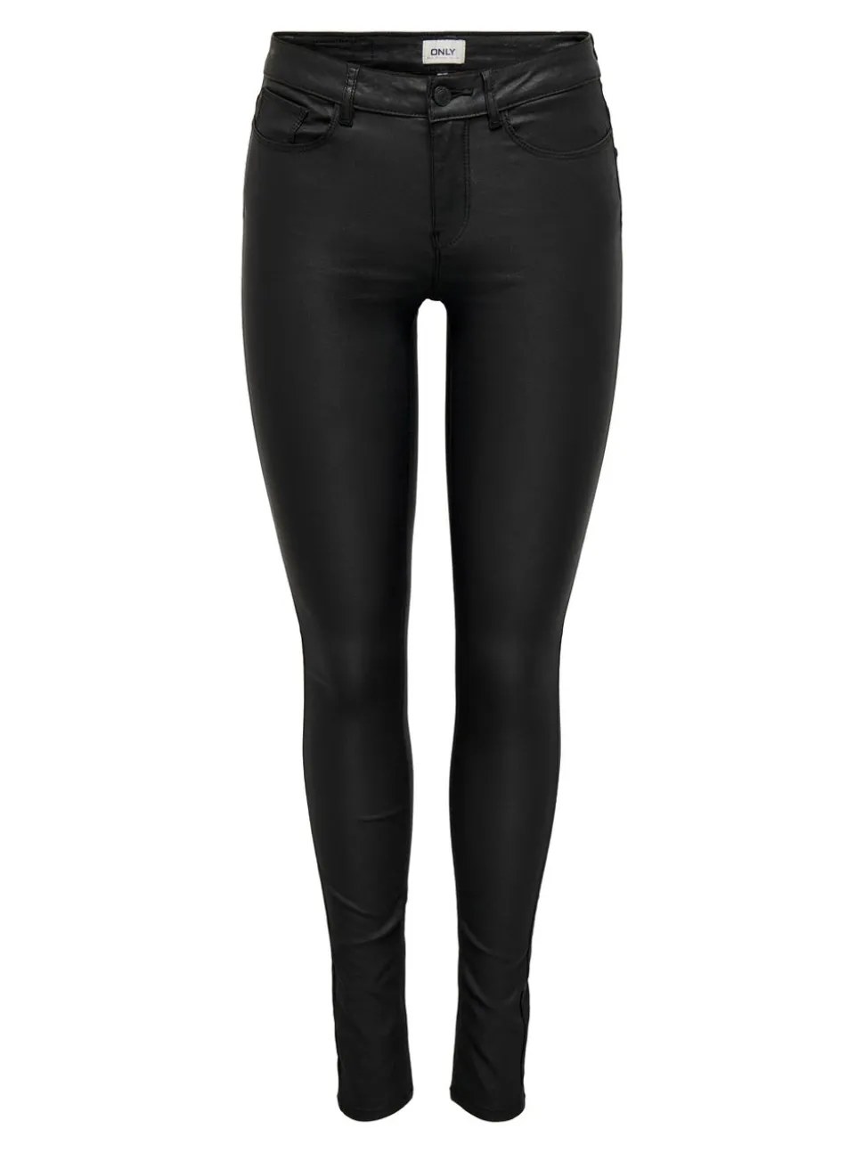 ONLANNE Skinny Fit Byxor i läderimitation