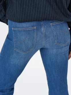 ONLANN-KENYA Medelhög midja Utsvängd passform Jeans
