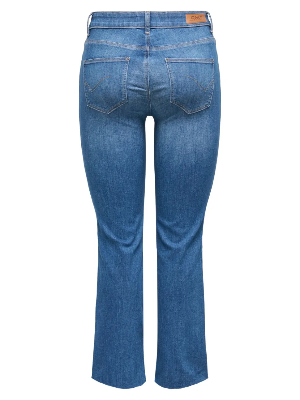 ONLANN-KENYA Medelhög midja Utsvängd passform Jeans