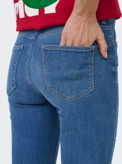 ONLANN-KENYA Medelhög midja Utsvängd passform Jeans