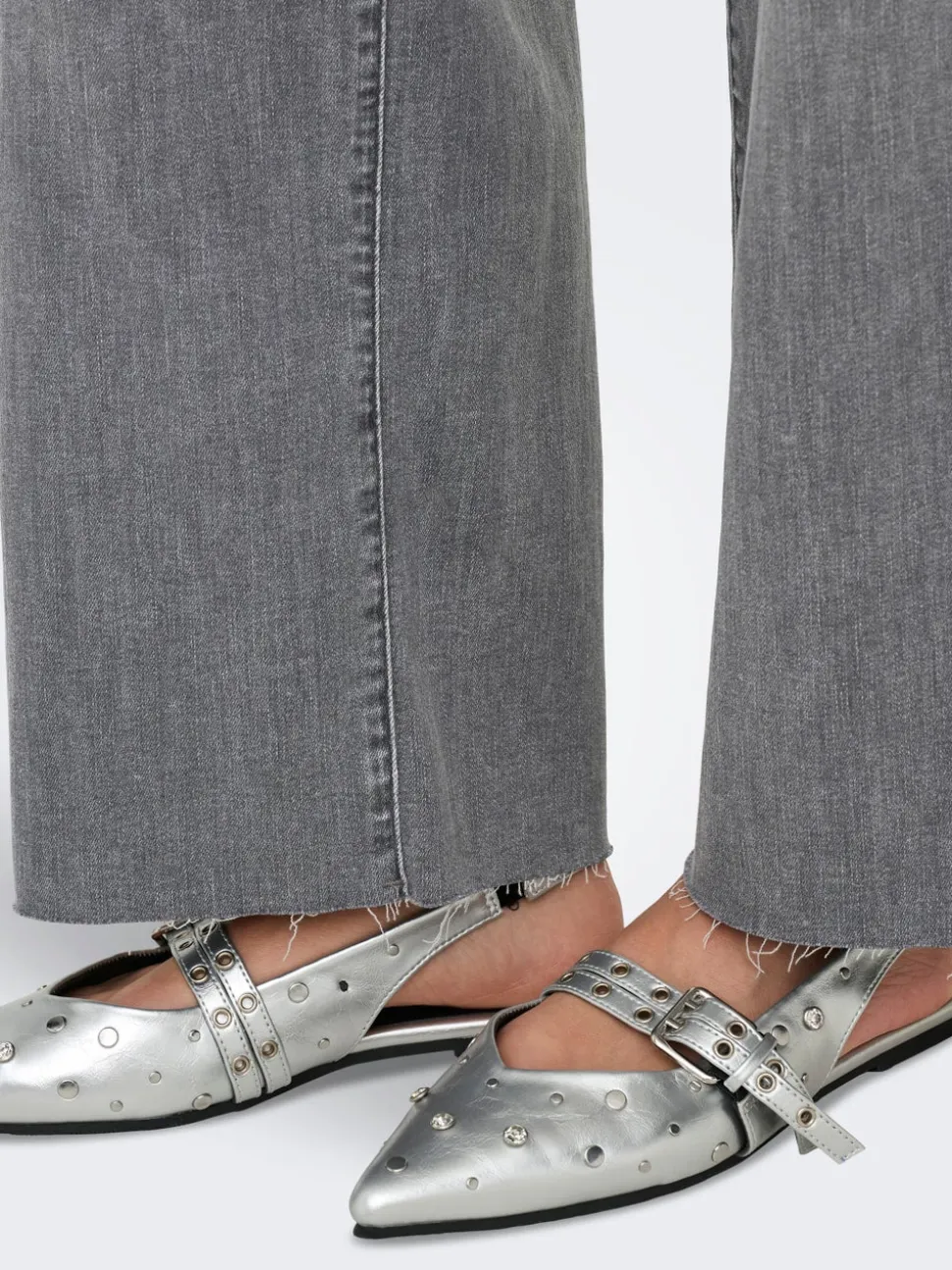 ONLANN-MADISON Hög midja Cropped Fit Jeans
