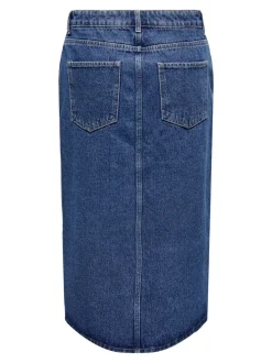 ONLBIANCA Denim Jeanskjol Midikjol