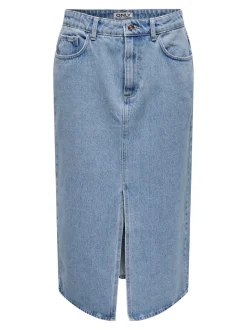 ONLBIANCA Denim Jeanskjol Midikjol
