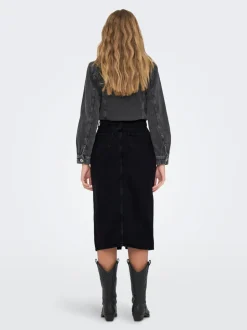 ONLBIANCA Denim Jeanskjol Midikjol