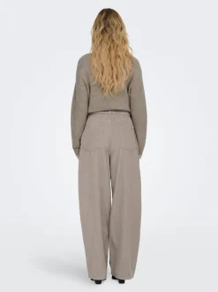ONLBLEECKER Baggy Fit Byxor med vida ben