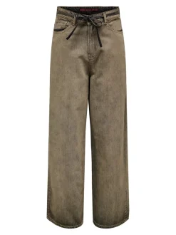 ONLBLEECKER Medelhög midja Lös passform Jeans