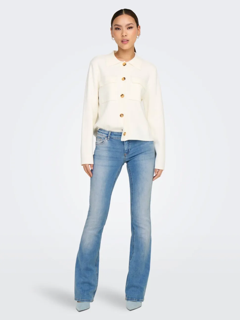 ONLBLUSH Låg midja Utsvängd passform Jeans