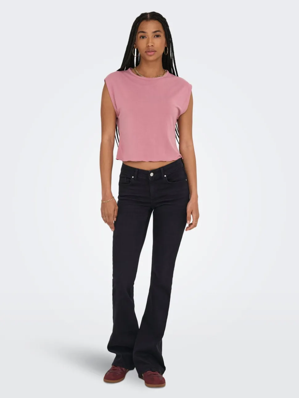 ONLBLUSH Låg midja Utsvängd passform Jeans