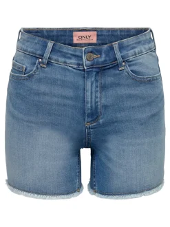 ONLBLUSH Medelhög midja Normal passform Denimshorts