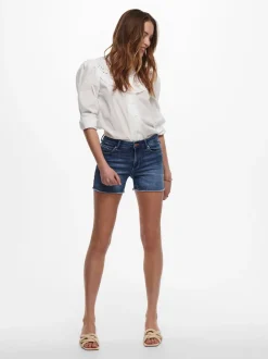 ONLBLUSH Medelhög midja Normal passform Denimshorts