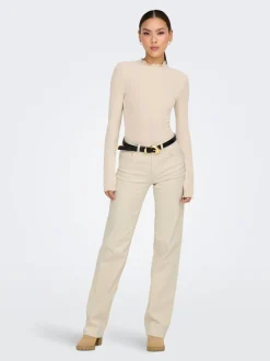 ONLBLUSH Medelhög midja Rak passform Jeans