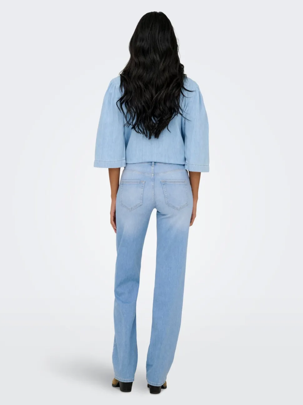 ONLBLUSH Medelhög midja Rak passform Jeans