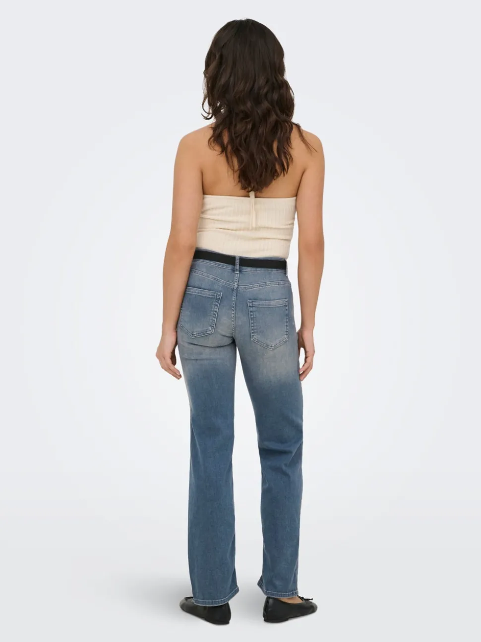 ONLBLUSH Medelhög midja Rak passform Jeans