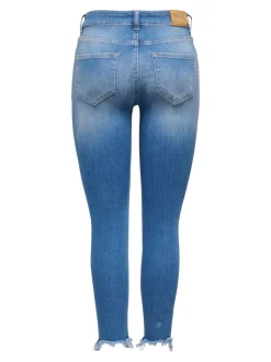 ONLBLUSH Medelhög midja Skinny Fit Ankellängd Jeans