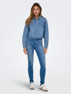 ONLBLUSH Medelhög midja Skinny Fit Jeans