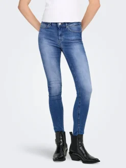 ONLBLUSH Medelhög midja Skinny Fit Ankellängd Jeans