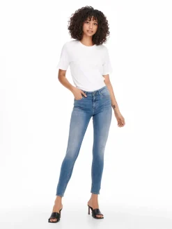 ONLBLUSH Medelhög midja Skinny Fit Ankellängd Jeans