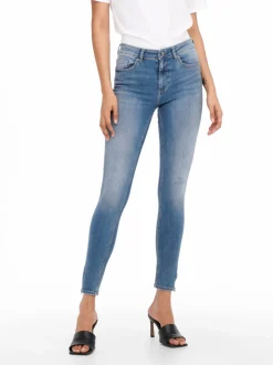 ONLBLUSH Medelhög midja Skinny Fit Ankellängd Jeans