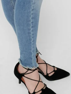 ONLBLUSH Medelhög midja Skinny Fit Ankellängd Jeans
