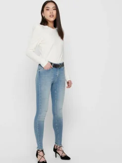 ONLBLUSH Medelhög midja Skinny Fit Ankellängd Jeans