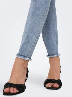 ONLBLUSH Medelhög midja Skinny Fit Ankellängd Jeans