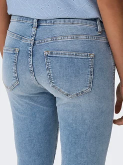 ONLBLUSH Medelhög midja Skinny Fit capri Denimshorts