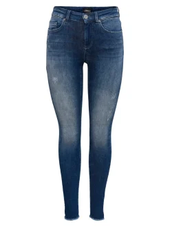 ONLBLUSH Medelhög midja Skinny Fit Ankellängd Jeans