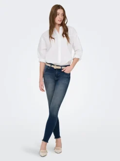 ONLBLUSH Medelhög midja Skinny Fit Ankellängd Jeans