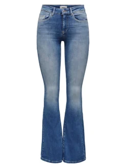 ONLBLUSH Medelhög midja Utsvängd passform Jeans