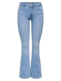 ONLBLUSH Medelhög midja Utsvängd passform Jeans