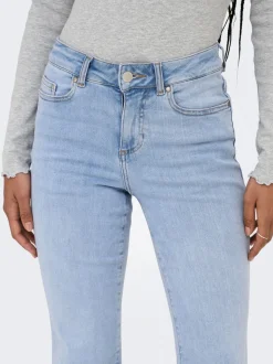 ONLBLUSH Medelhög midja Utsvängd retropassform Jeans