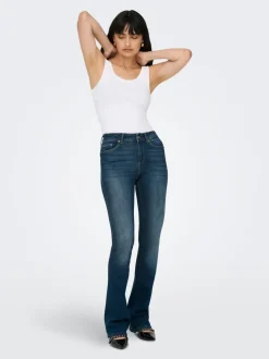 ONLBLUSH Medelhög midja Utsvängd passform Jeans