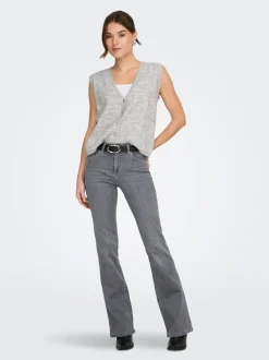ONLBLUSH Medelhög midja Utsvängd passform Jeans