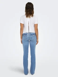 ONLBLUSH Medelhög midja Utsvängd passform Jeans
