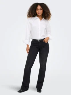 ONLBLUSH Medelhög midja Utsvängd passform Jeans
